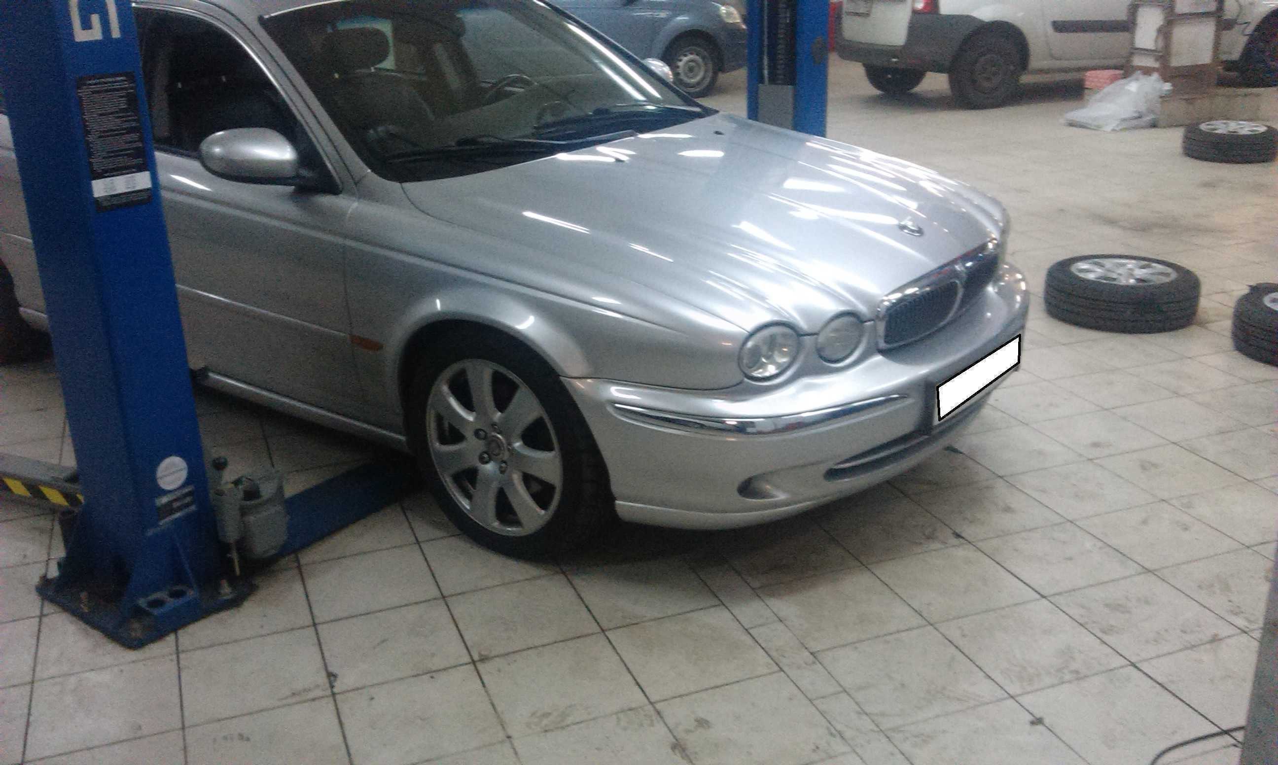 Замена рычагов JAGUAR X Type, сервис DDCAR