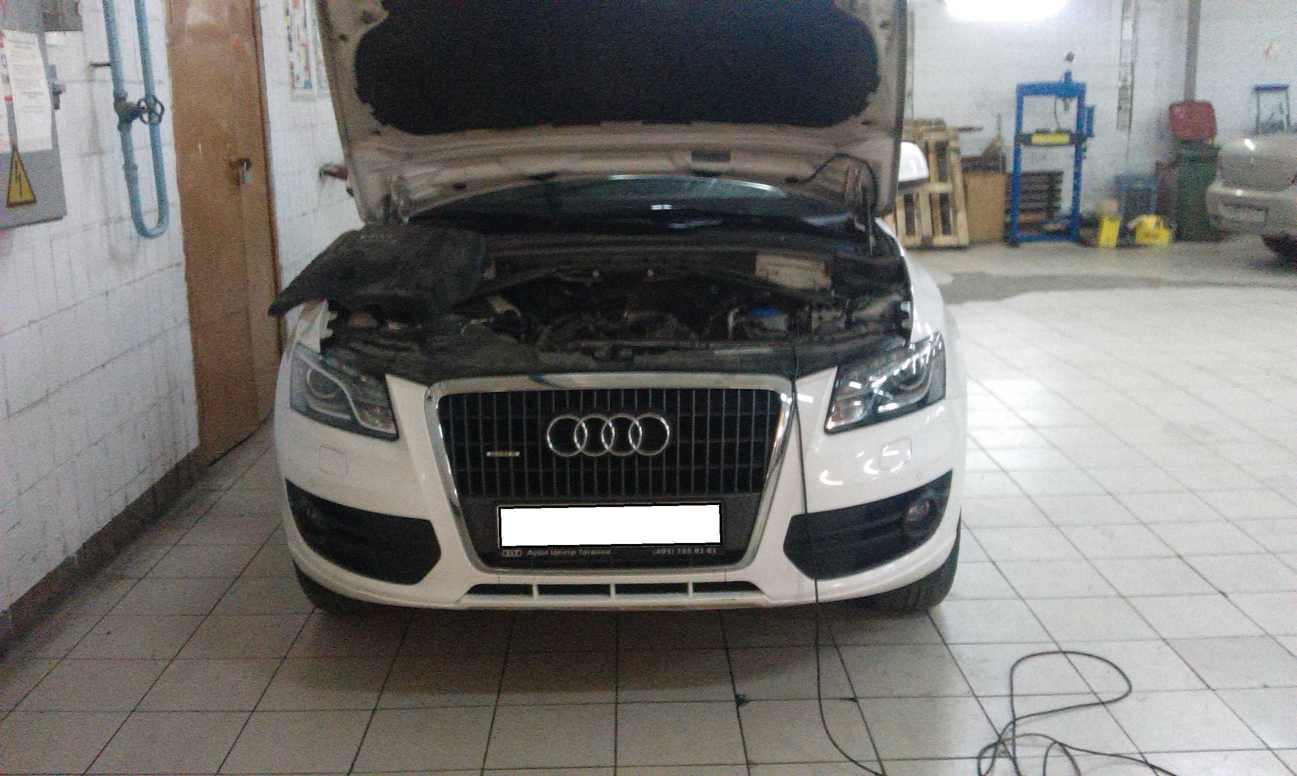 Замена водяного насоса Audi Q5, сервис DDCAR
